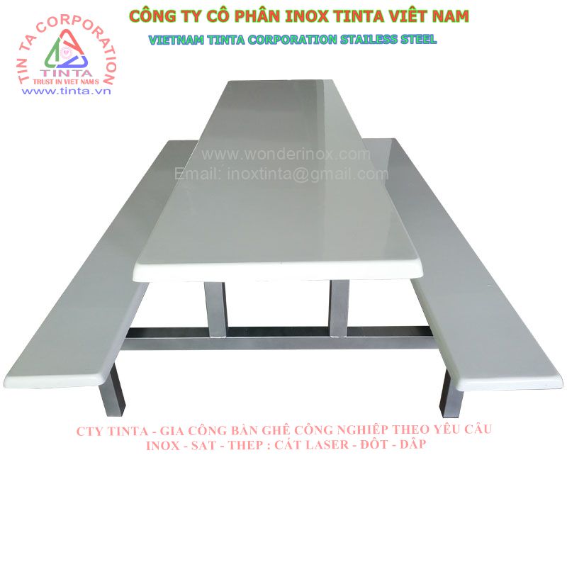 Inox TinTa chuyên gia công sản xuất bàn ghế inox đảm bảo chất lượng