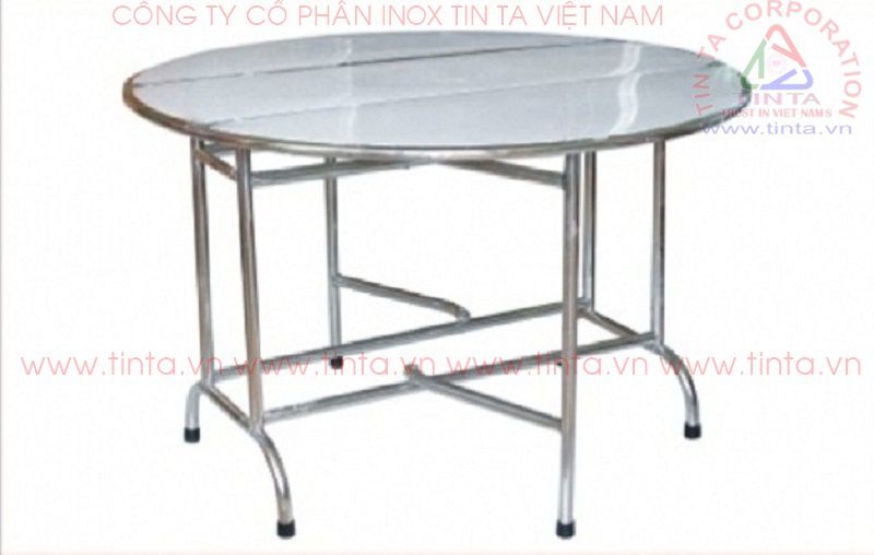 Mặt bàn inox chữ nhật của TinTa được làm từ inox cao cấp